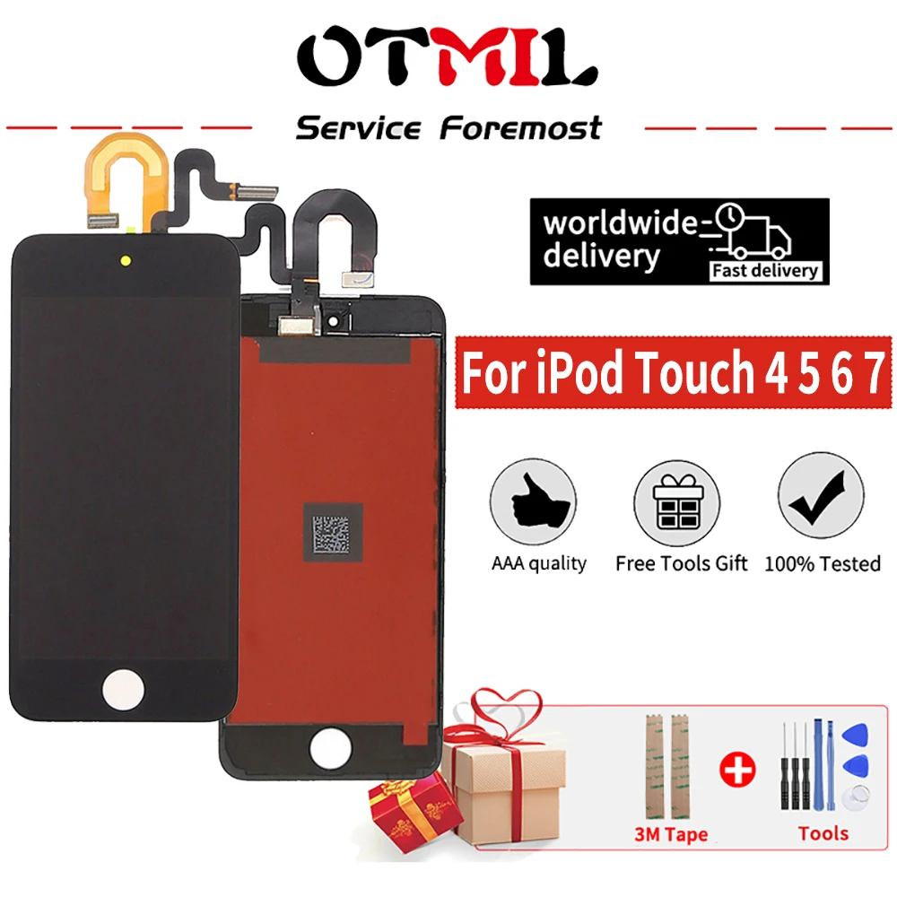 4 0 &quotЖК дисплей для iPod Touch 5 6 7 ЖК инструменты дисплей|Экраны мобильных телефонов| |
