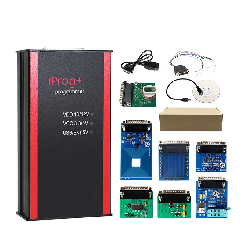 Iprog Pro 2021 V87 Полные Адаптеры до 2020 автомобильный сброс ECU ключевой программатор IPROG
