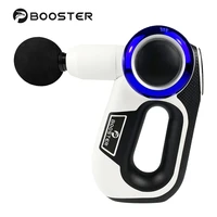 booster s lcd display massage gun electric body massager therapy fascia gun ems fitness angle adjustable muscle stimulator