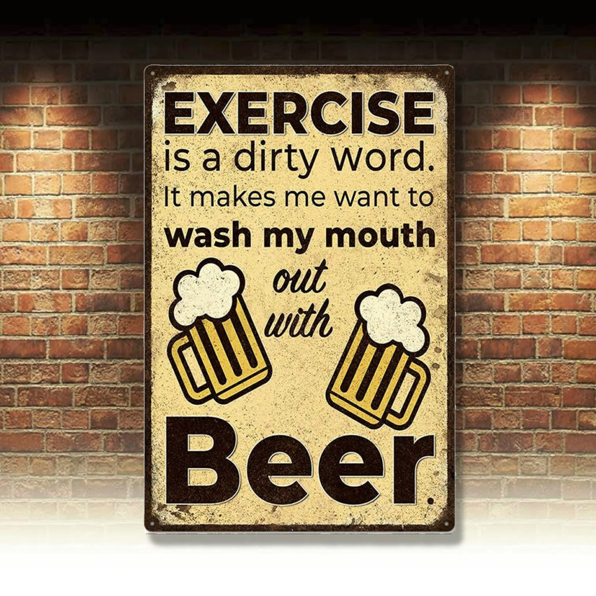 

Metal Tin Sign beer mancave Bar Pub Home Vintage Retro Poster