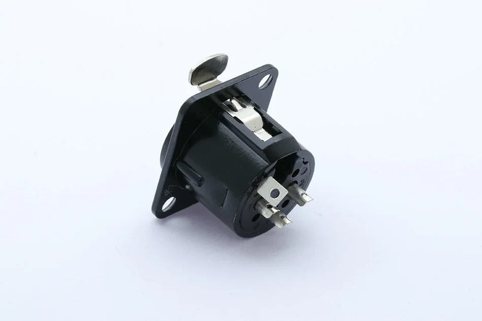 Высокое качество XLR Разъем черный покрытием 3pin XLR Женский Разъем Панель Крепление разъем аудио разъем динамик разъем