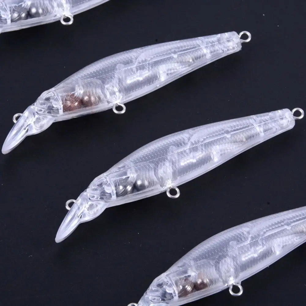 10 шт прозрачная бионная приманка в виде гольяна Воблер для рыболовной наживки