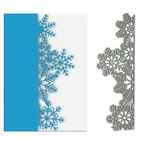 snow snowflake shape envelope greeting card metal cutting dies stencil scrapbooking christmas invitation card cover embossing