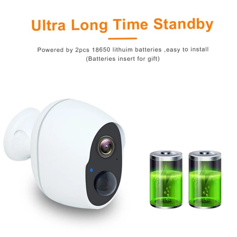 

1080P Indoor Battery Wifi Camera IP Battery Security Camera Wireless Battery Camera Surveillance Outdoor Waterproof Camera