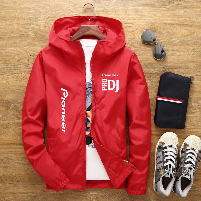 

Hot-selling spring and summer new style bomber jacket men's casual windbreaker zipper thin section hooded men's jacket