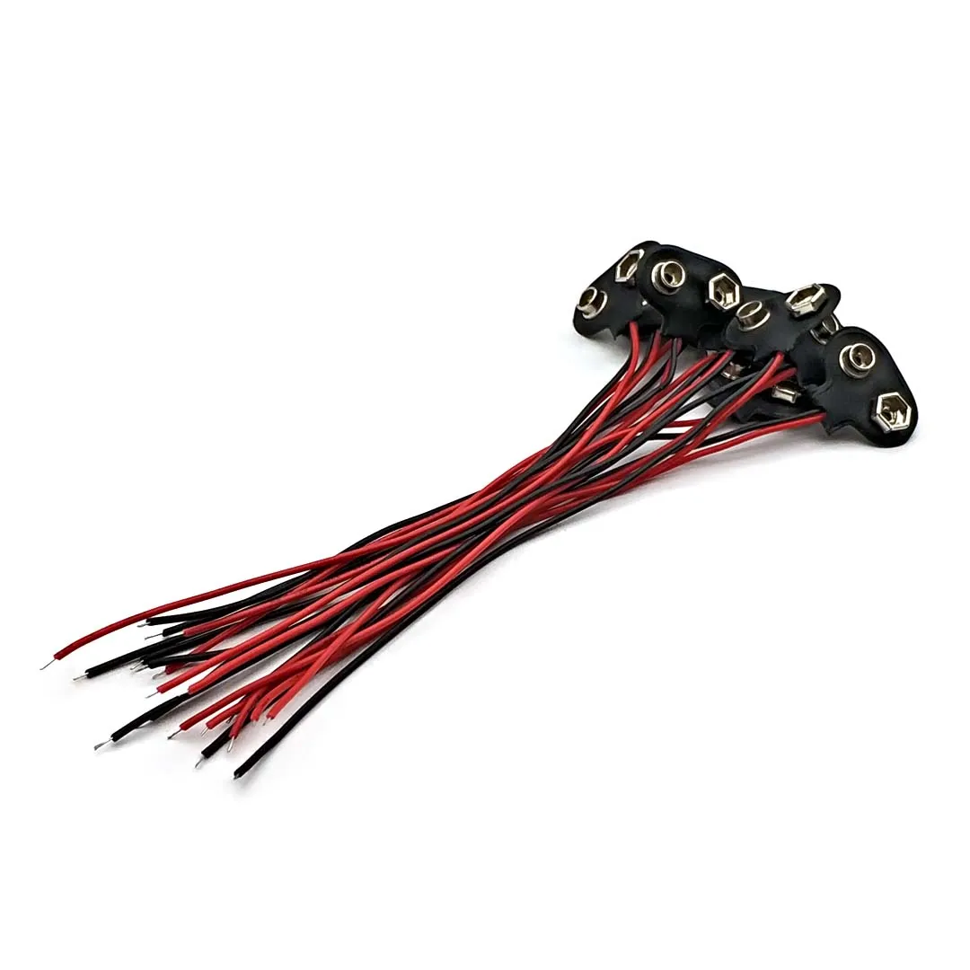 Зажимы для батарей 15 см 9 В соединительная Пряжка соединительный кабель типа I