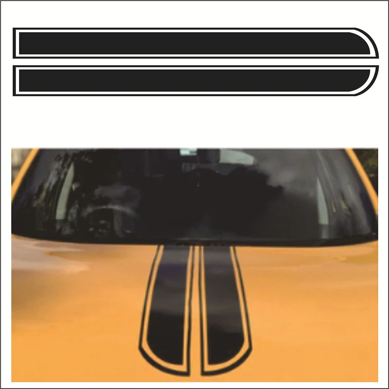 Наклейки на автомобиль авто гоночные ралли двойные полосы капот боковая крыша