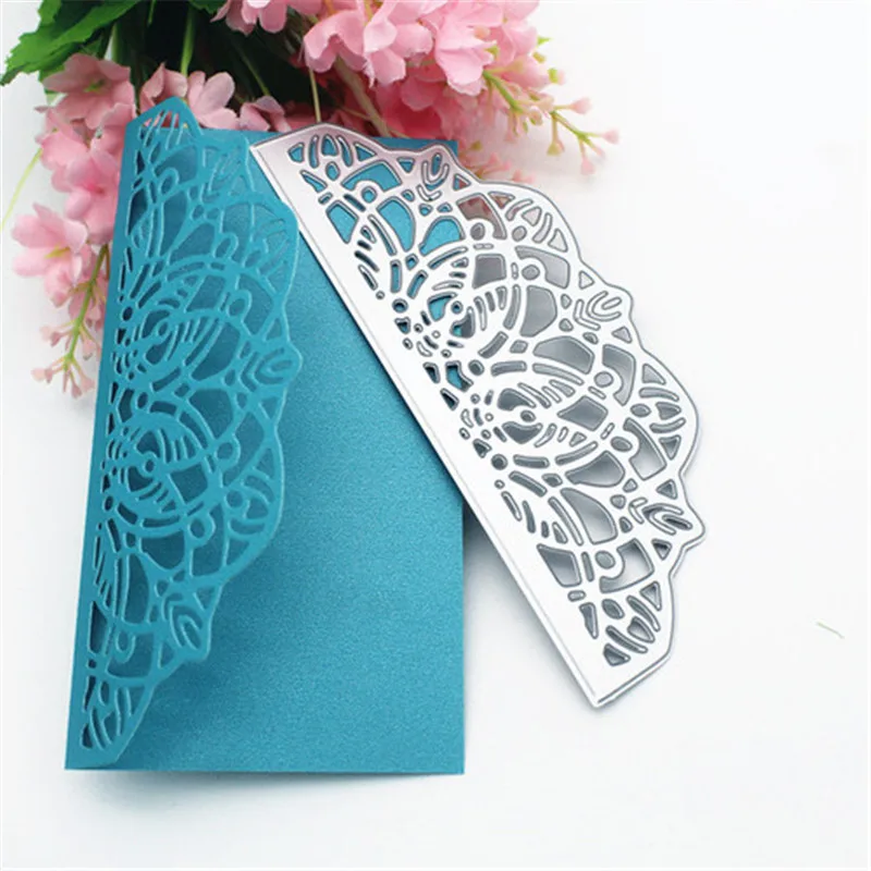 Новинка 2020 года хит сделай сам конверт кружевные металлические Вырубные штампы