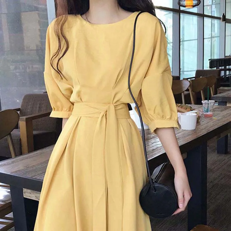 Весенне летнее платье по щиколотку в супер стиле мори Новинка 2021 облегающее