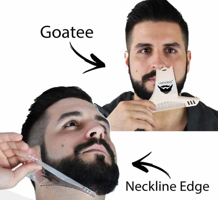 1 шт. трафарет для укладки бороды мужчин легкий и гибкий универсальный инструмент