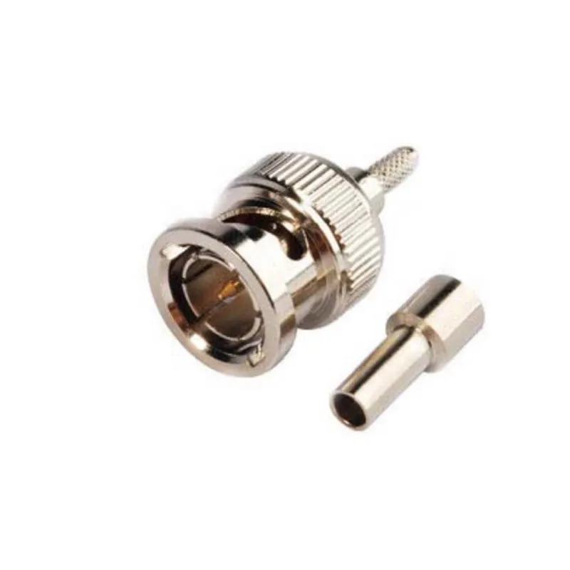 

2 шт. BNC переходник с наружной вилкой RF коаксиальный разъем открывающий рот RG179/RG316/RG174 кабель