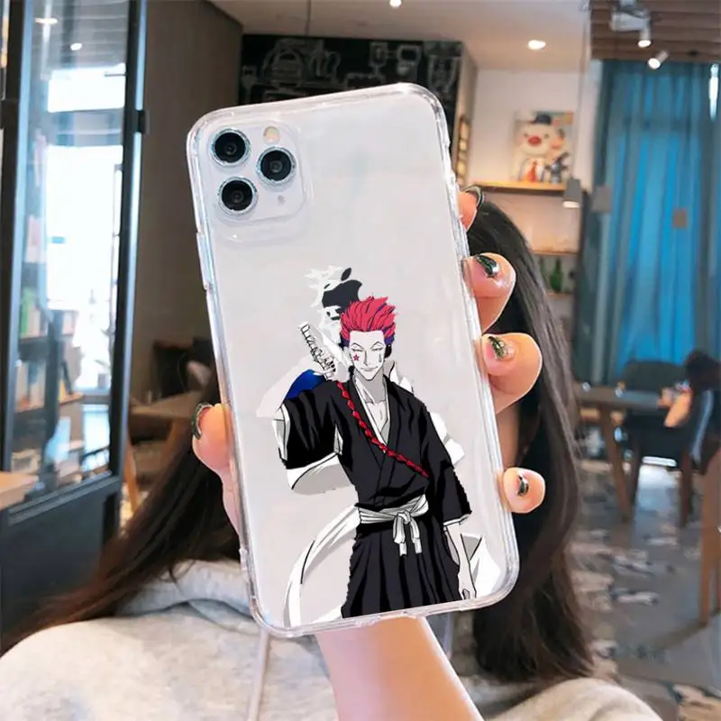 

anime Hunter x Hunter Phone Case Transparent for iPhone 6 7 8 11 12 s mini pro X XS XR MAX Plus se cover funda shell