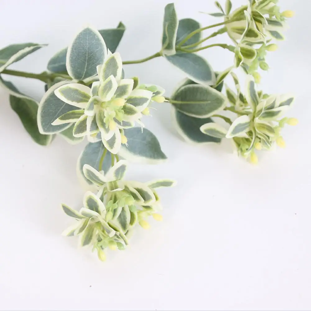 

1Pc Simulation Leaves Flower Artificial Plant Office Garden Balcony Home Decor