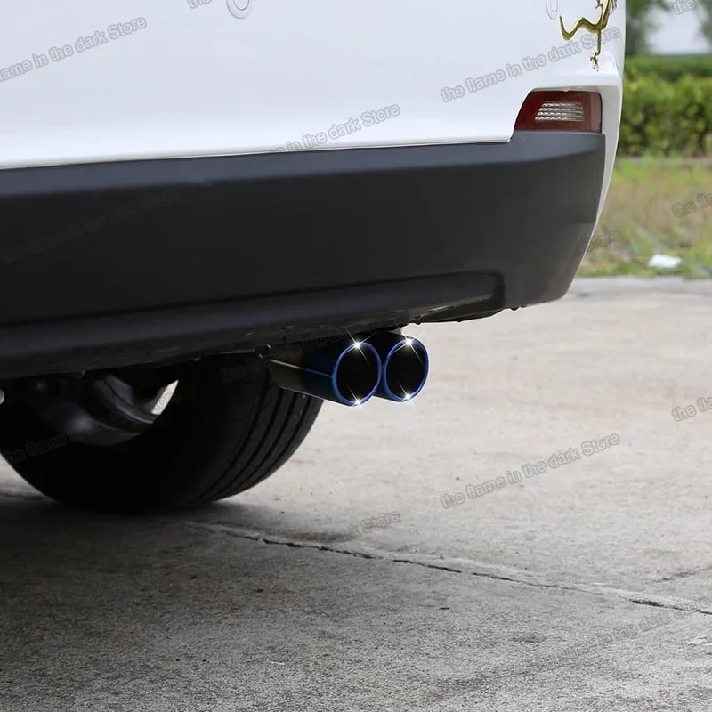 Автомобильная выхлопная труба из нержавеющей стали Lsrtw2017 две трубы для Changan Alsvin V7