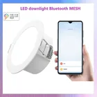 Умный светодиодный потолочный светильник Xiaomi Mijia, Bluetooth сетчатая версия с голосовым управлением, смарт-пультом дистанционного управления, регулировкой температуры цвета