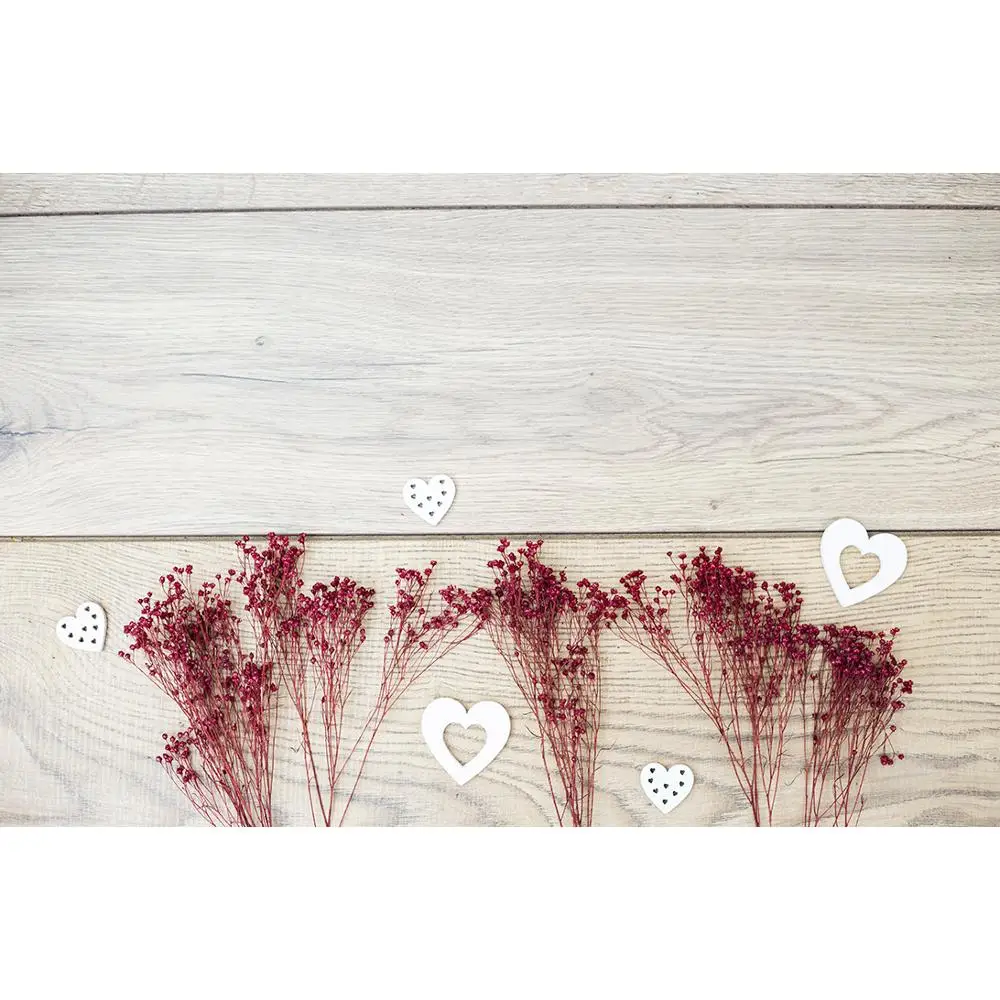 

Vinyl Custom Photography Backdrops Prop Flower and Wooden Planks Theme Photo Studio Background 191024ST-0003