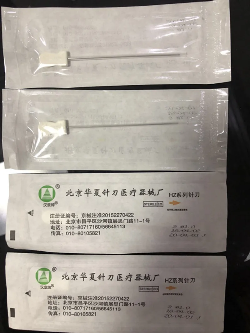 Высококачественный одноразовый стерильный иглоукалывающий Нож 100 шт./лот