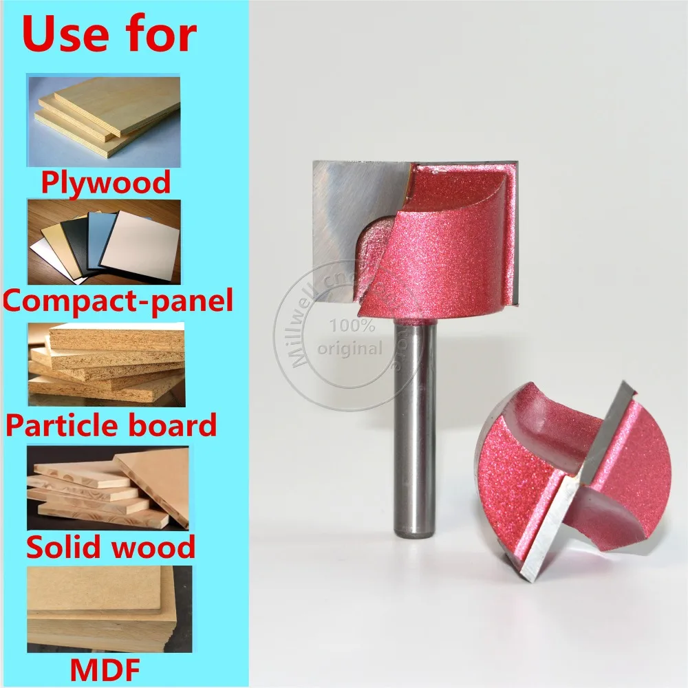 Концевая фреза из вольфрамовой стали фрезер с ЧПУ 6 мм * 28 для работ по дереву