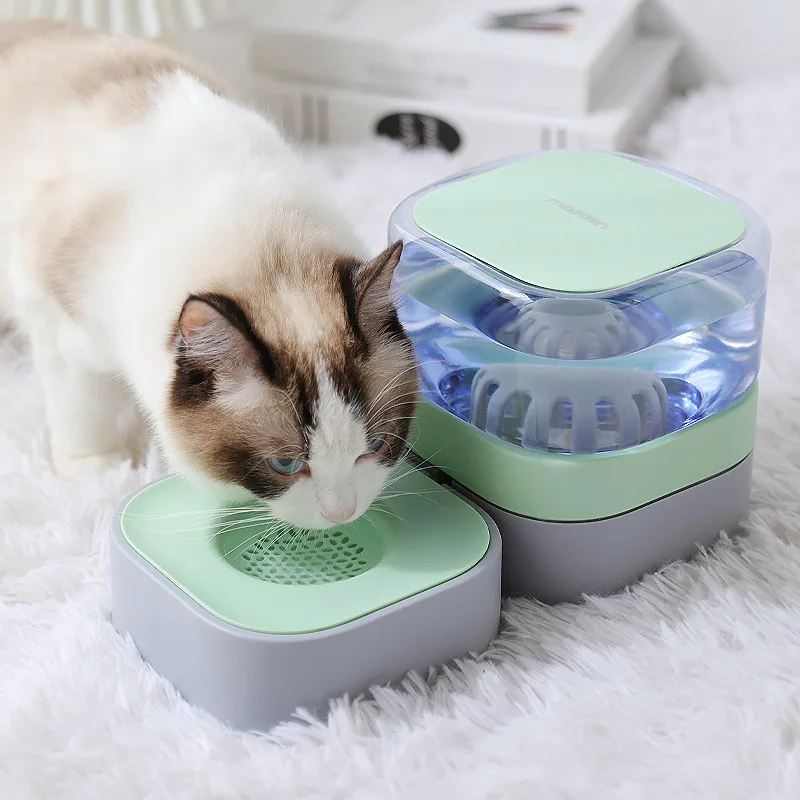 

Automatic Pet Feeder Waterer Gravity Cat Dog Water Dispenser Feed Container Pets Drinker Food Bowl for Cats Dogs Pet Accessories