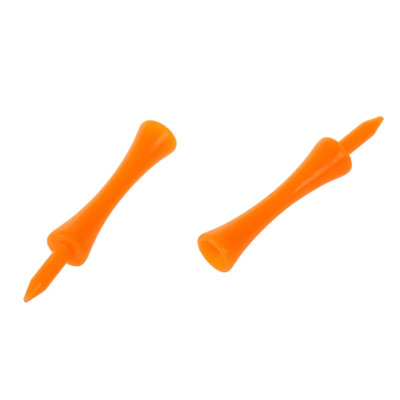 

50pcs 70mm Big Castle Golf Tees (Orange)