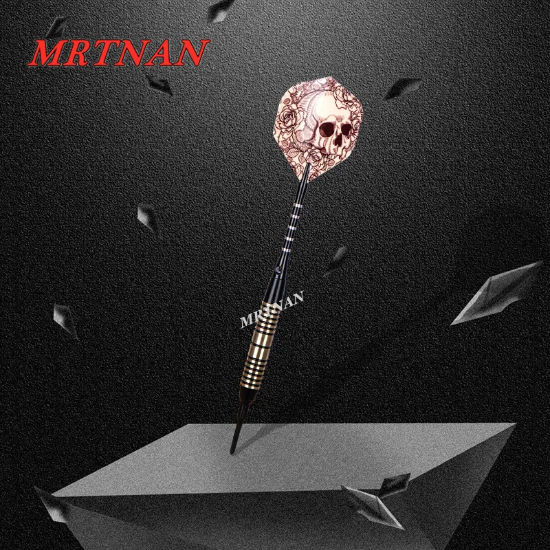 

3 pieces/set of professional darts free carrying case 18g nylon soft tip darts with brass dart tube new indoor sports darts