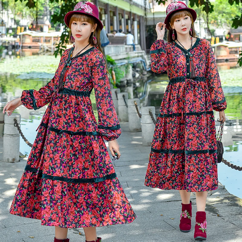 

Шифоновое женское платье с V-образным вырезом, вечерние платья для девушек, летняя женская повседневная одежда с принтом, женское ТРАПЕЦИЕВ...