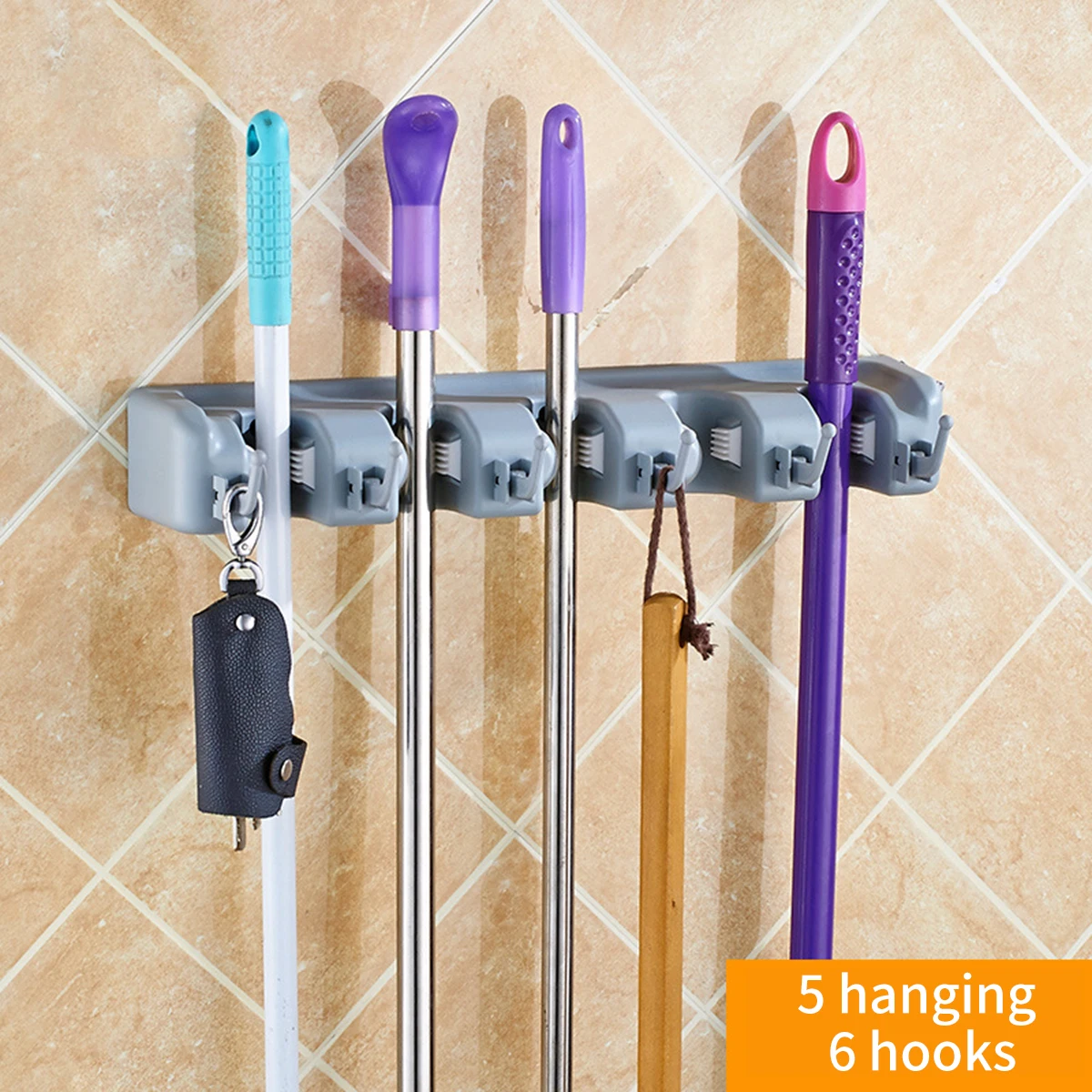 

ABS mop rack