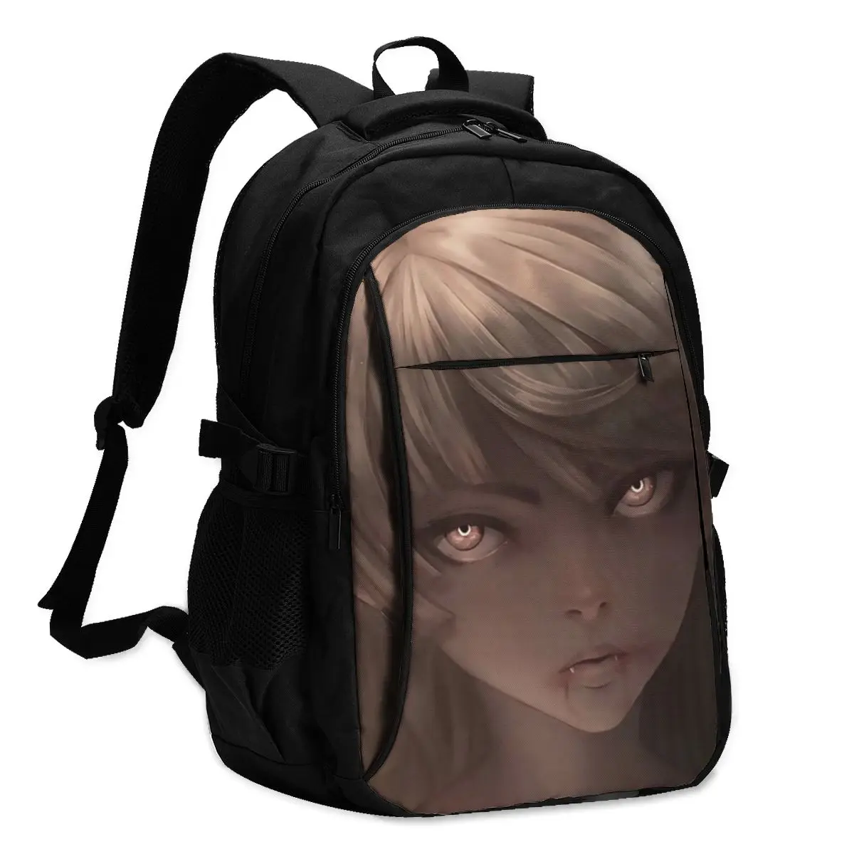 

Bakemonogatari Backpacks Primary School Youth Print Backpack Modern folding Bags