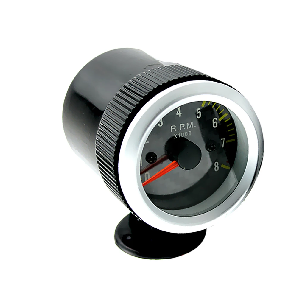 Портативный 2-дюймовый Автомобильный Тахометр тахометр с желсветодиодный ным