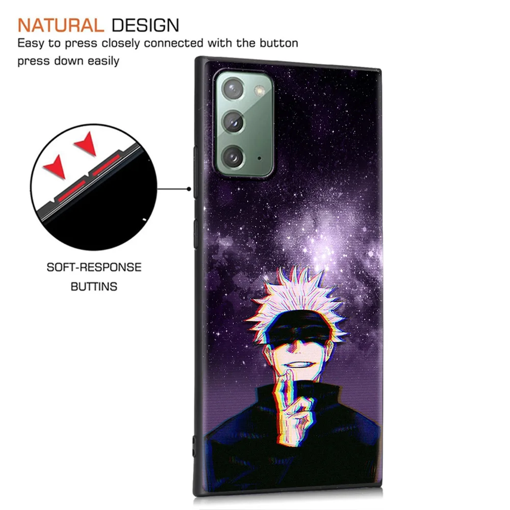 

Hot Jujutsu Kaisen Anime Phone Shell For Samsung Note 20 Ultra 10 9 8 Lite Plus F41 M31 Prime M51 M31 M30s M21 M11 M01 Fundas