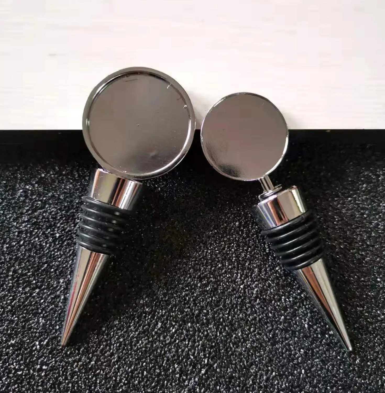 5pcs пустая металлическая пробка для бутылки вина 31 2/36 мм Стразы барная стойка
