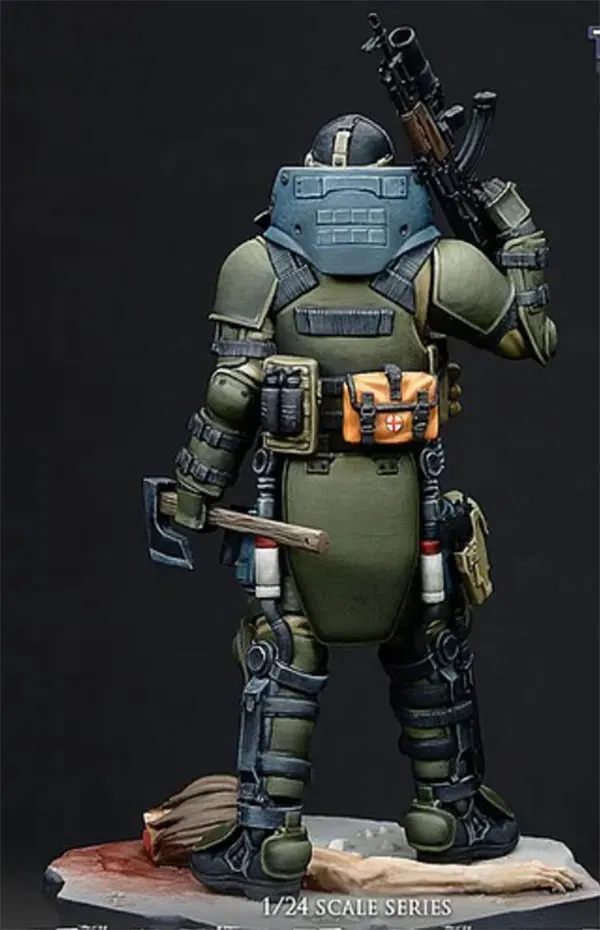 1/24-1/35 Scale фантазия пионер череп тяжелый охотник миниатюрная сцена Неокрашенный DIY
