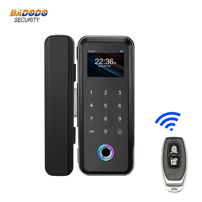 Умный дверной замок отпечатков пальцев с карточкой IC пароль пульт