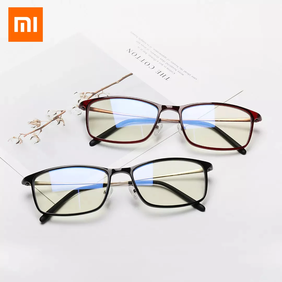 

Xiaomi Mijia Anti-Blue Light Goggles Blue Light Blocking Rate TR90 Frame Fatigue Proof Eye Protector Man Woman Eye Glasses