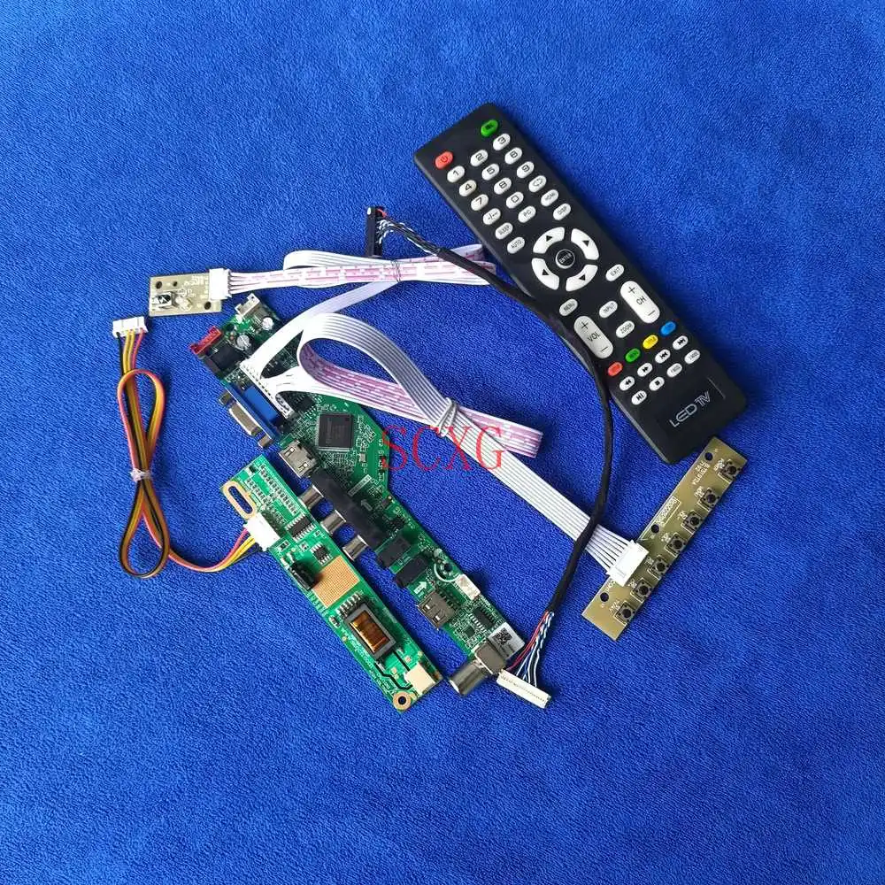 

Fit LQ150X1LH62/LQ150X1LH63/LQ150X1LH82 Kit1024*768 Analog signal 1CCFL Matrix driver board HDMI-compatible USB VGA LVDS 20 Pin