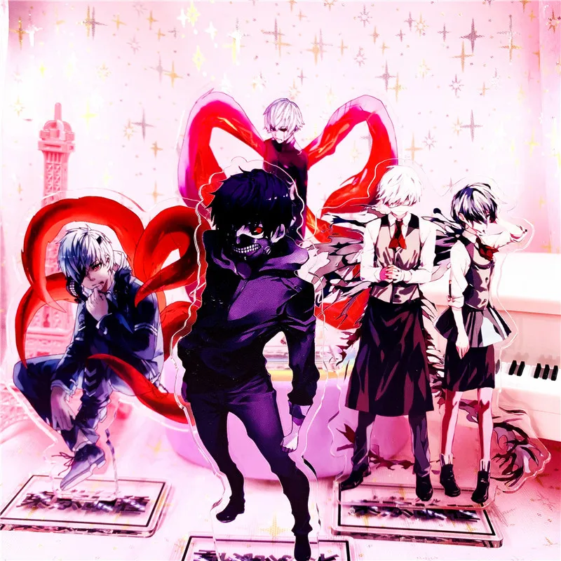 

Creativeaccessories ForGhouls In TokyoAnimation Acrylic Action Figure Toy Double Sided Model Action Doll 16cm Decoration