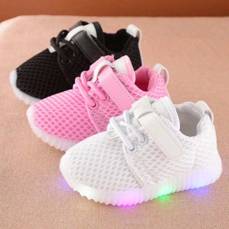 Лидер продаж Модная Нескользящая спортивная обувь с подсветкой для