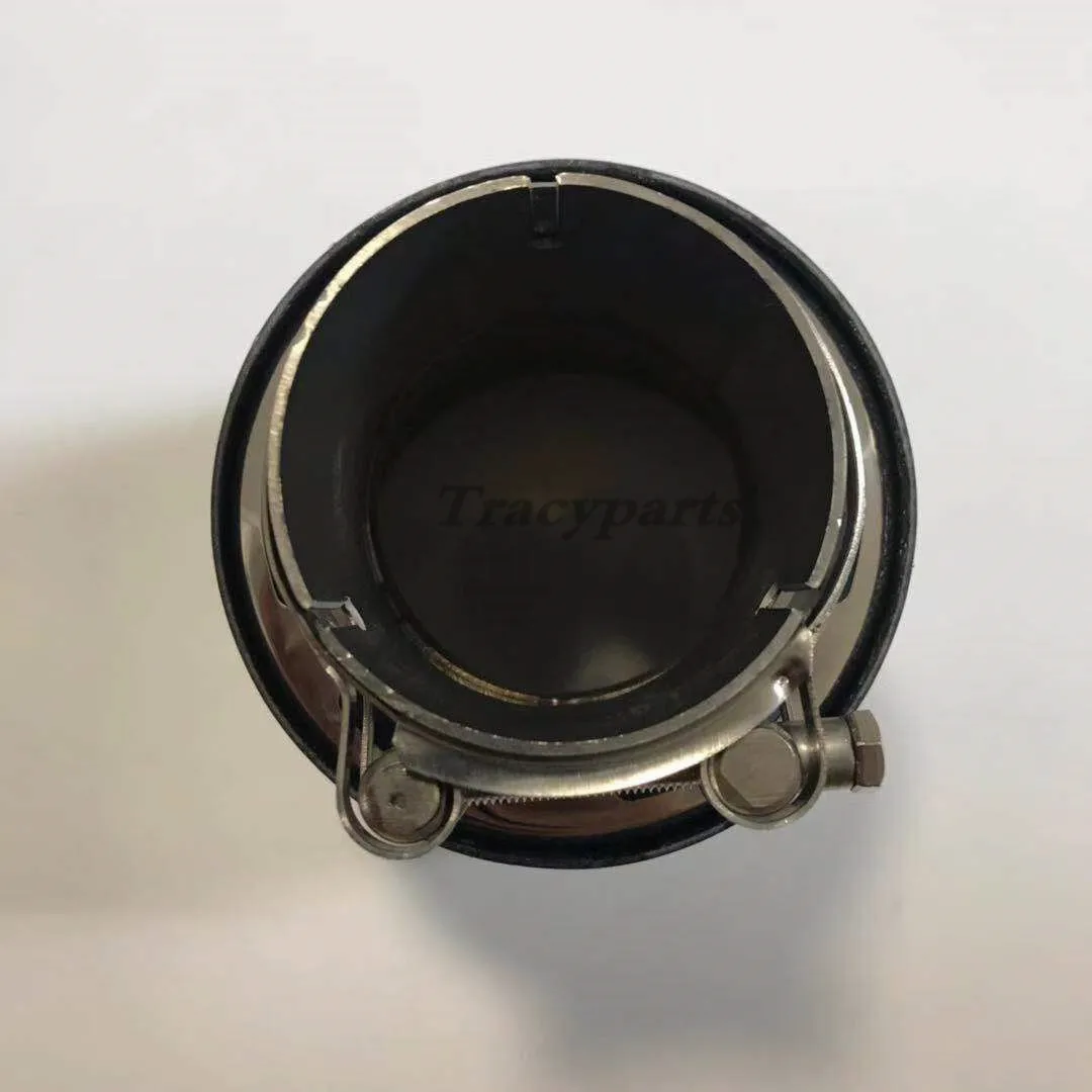 1 шт. Универсальный наконечник выхлопной трубы AKRAPOVIC Красный из углеродного