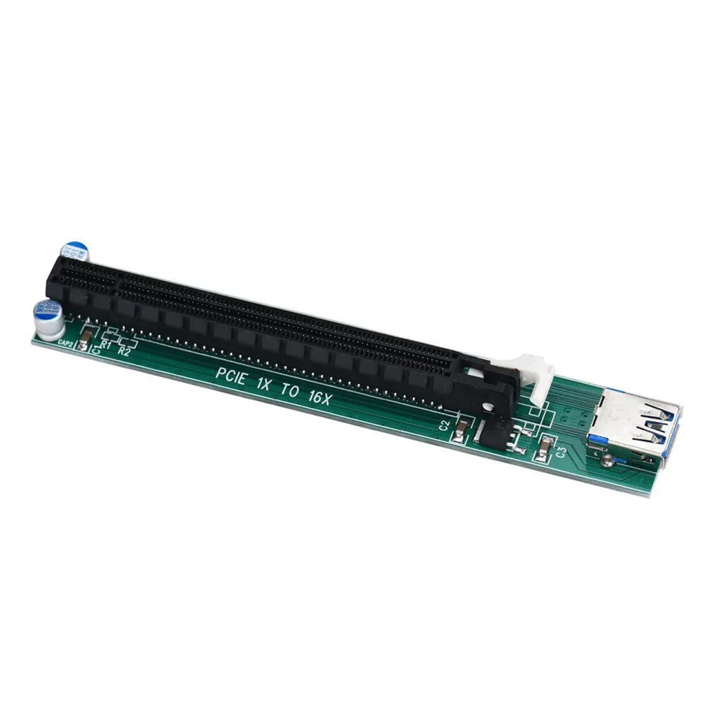 PCI-E 1x to 16x Mining Machine Enhanced Extender Riser Adapter Compatible with 4x 8x Card New 16X 20APR13 | Электроника