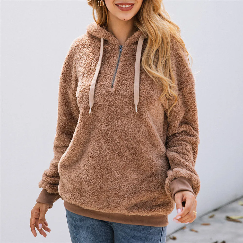 Женский шерстяной пуловер свитер новинка 2020 флисовые пуловеры на молнии теплые