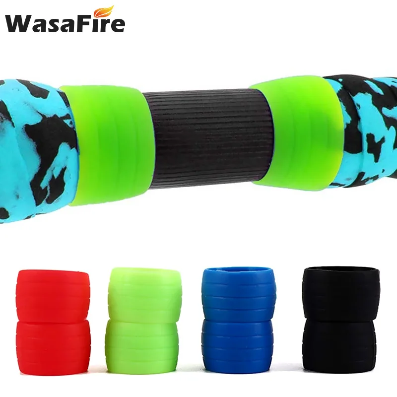 

2pcs Bike Silicone Elastic Strap Fixing Ring Anti-Skip Plugs Waterproof Wear Resistant Strap Loops for Road Bike Bar Tape