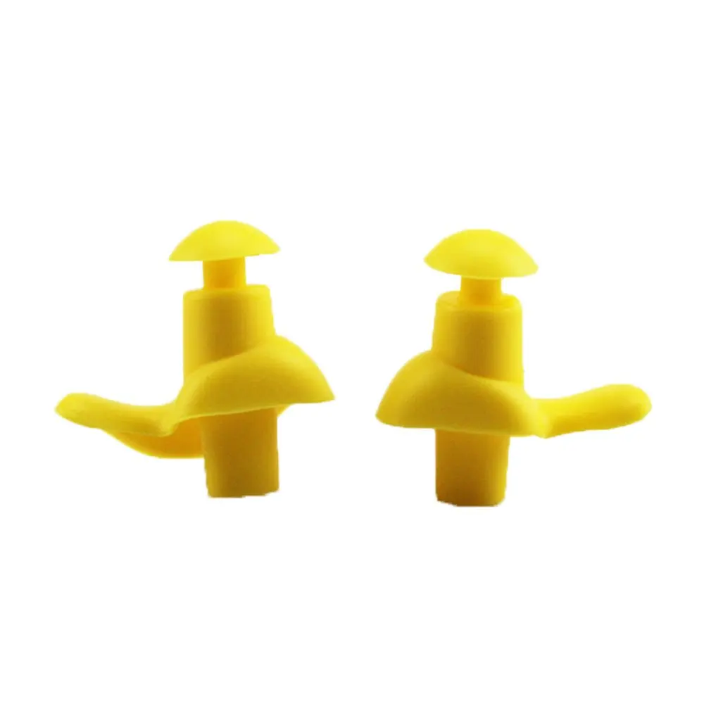 

1 Pair Waterproof Spiral Earplugs Adult Bathing Diving Silicone Earplugs Ergonomic Swimming Earplugs