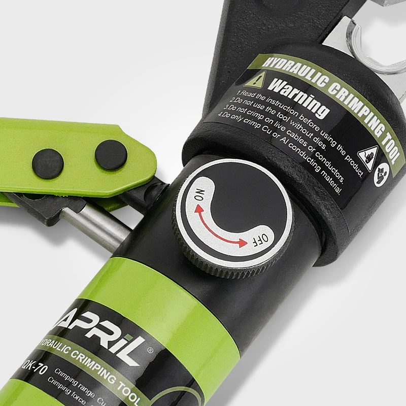 Гидравлический обжимной инструмент Φ для сжатия гидравлической лампы 4 70