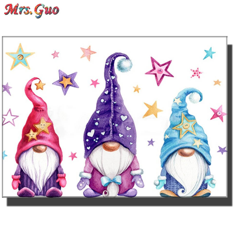 

Xmas Gnome Merry Christmas Home Decor Painting diamond painting Christmas Doll Santa Claus Navidad Noel Gifts Ornament New Year