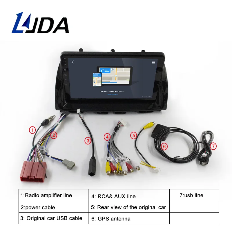 

4G+64G DSP Android 10 Car Multimedia Player For Mazda CX5 CX-5 CX 5 2012 - 2015 2Din Car Radio GPS Navigation Stereo Octa Core