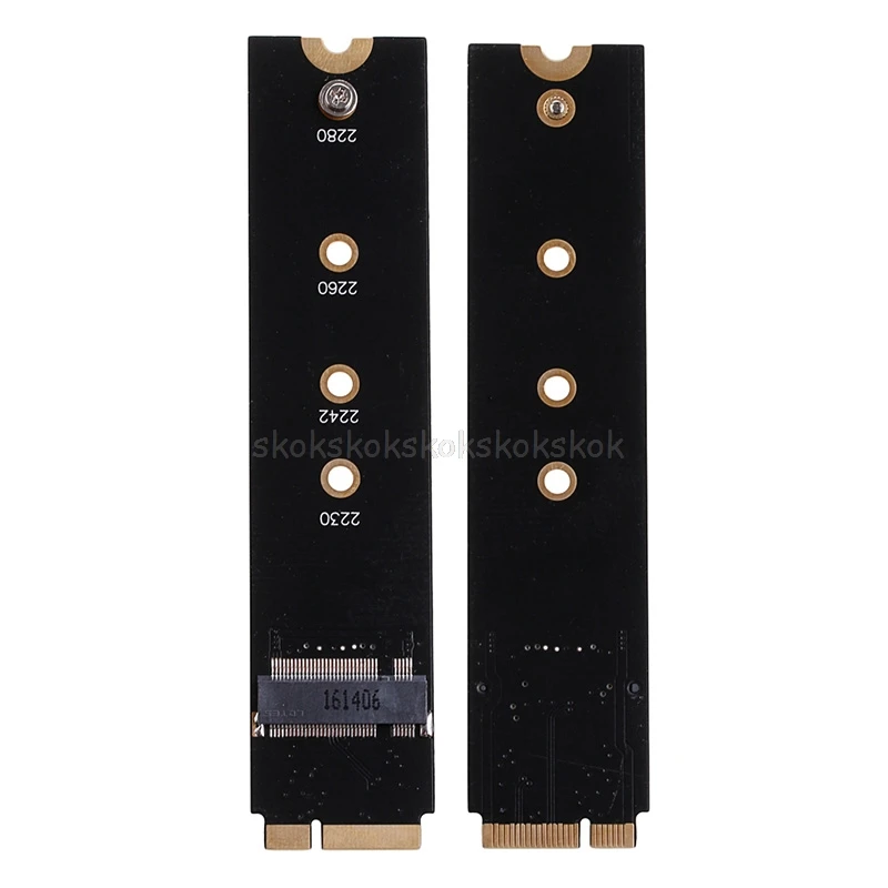 Адаптер карты до 64 Гб 128 ГБ 256 512 M.2 для NGFF SSD 2012 MacBook Air A1465 A1466 O26 Прямая