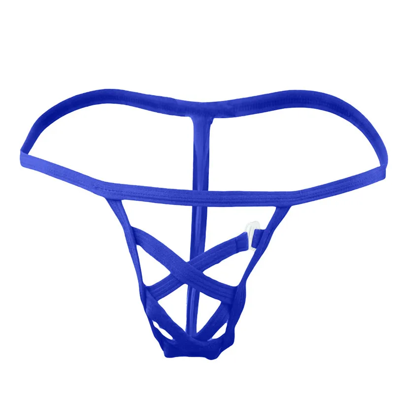 Мужское нижнее белье стринги из сетчатой веревки мужские сексуальные трусы с