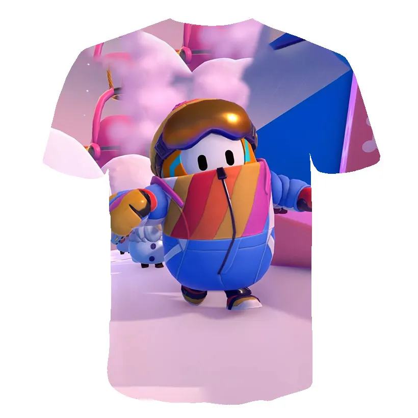 

3d Printing Kids Anime Cartoon t shirt for Boys Girls Cute Funny Game Pattern Tshirt 2021 Summer Fashion Children's Clothing