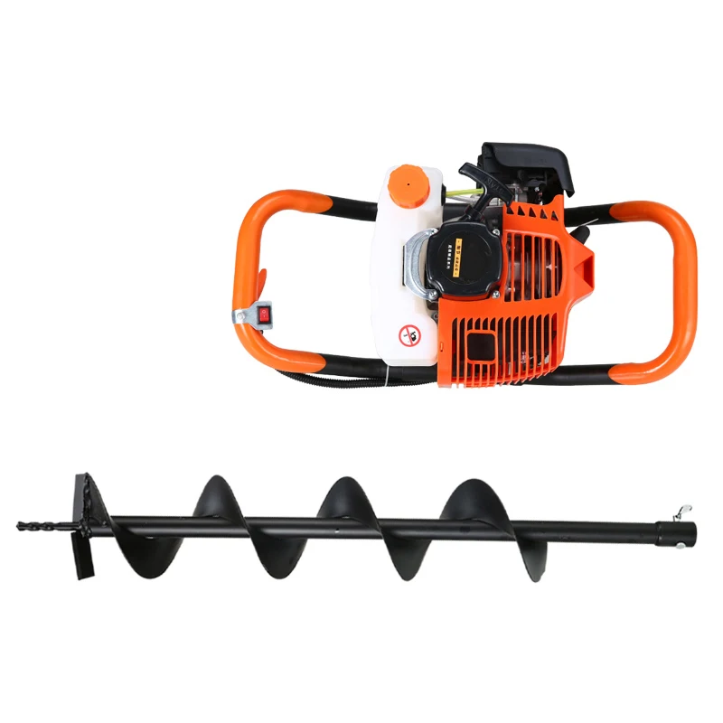 

199CC Agricultural High-Power Drilling And Hole Digging Machine Planting Tree Drilling Soil Gasoline Four-Stroke Nesting