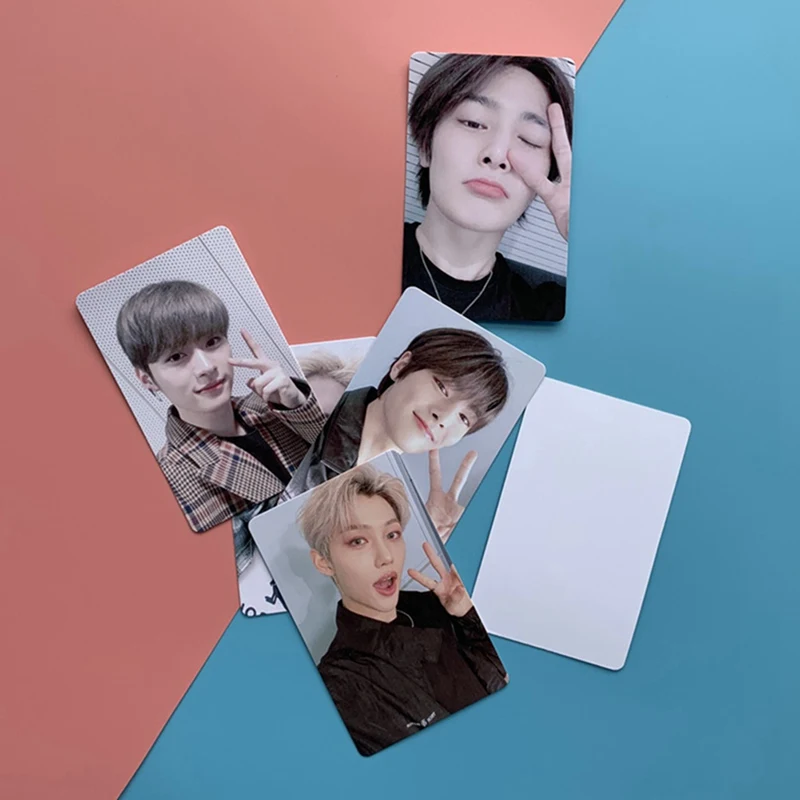 Альбом для фотографий Kpop Stray Kids 9 шт./компл. желтый из дерева | Канцтовары офиса и